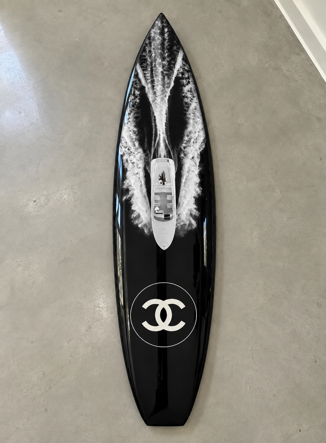 The Amalfi Coast Surfboard Wall Decor