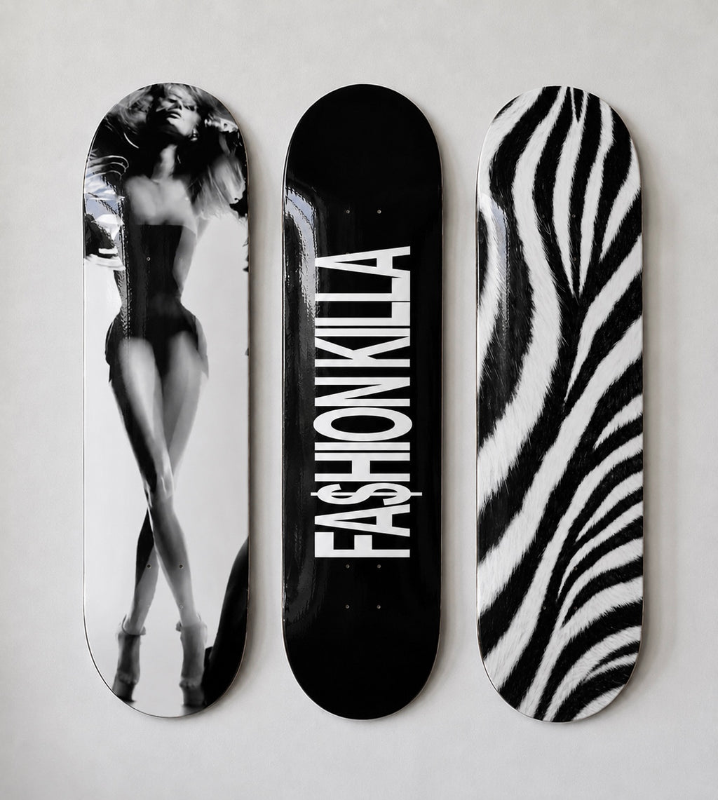 Fashion Killa Skateboard Wall Decor Set
