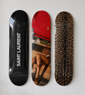 Saint Laurent and Porsche Skateboard Wall Decor Set