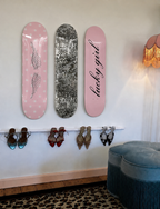 Lucky Girl Skateboard Wall Decor Set
