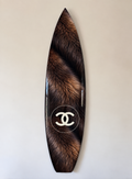 Furr Print Surfboard Wall Decor