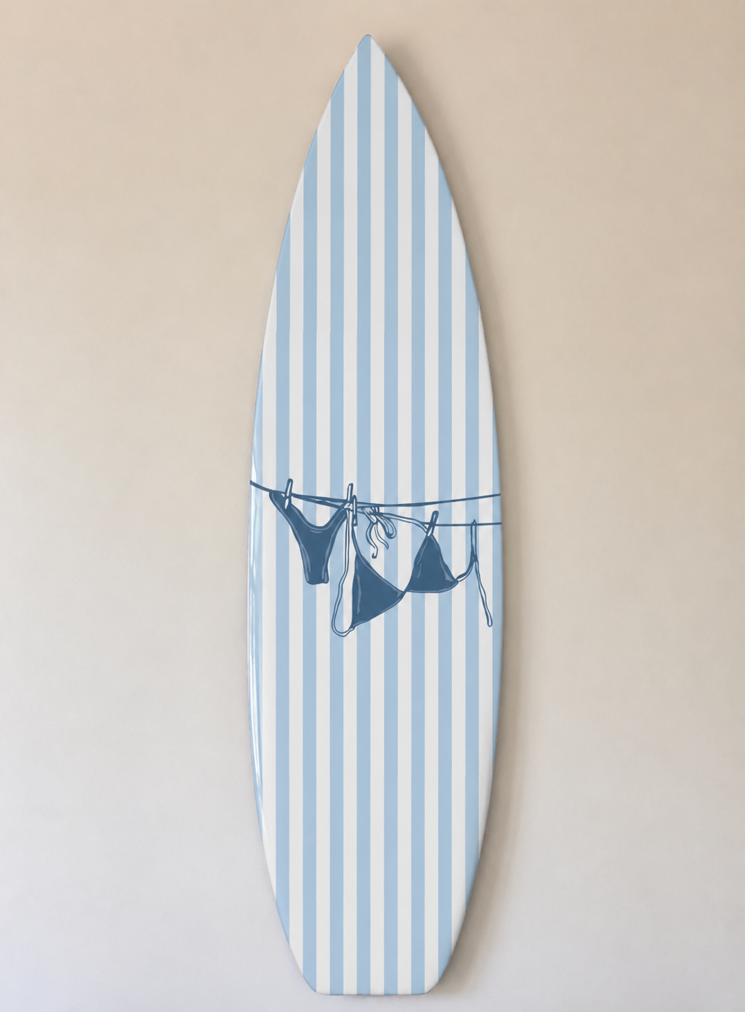 Kini Babe Surfboard Wall Decor
