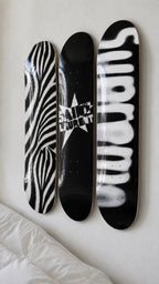 Supreme and Laurent Skateboard Wall Decor Art
