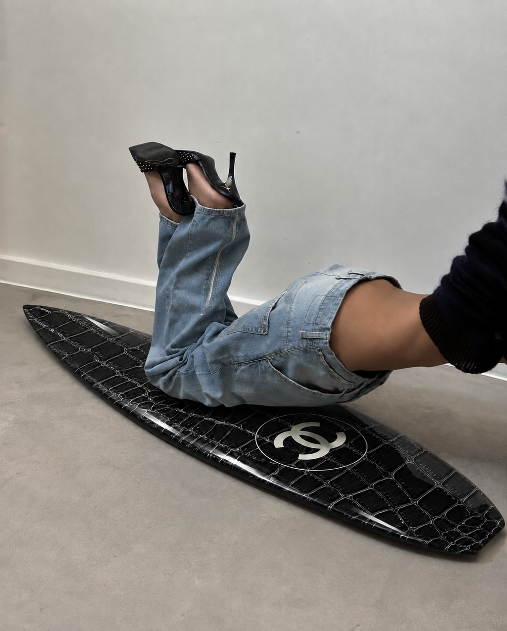 Snake Skin Surfboard Wall Decor