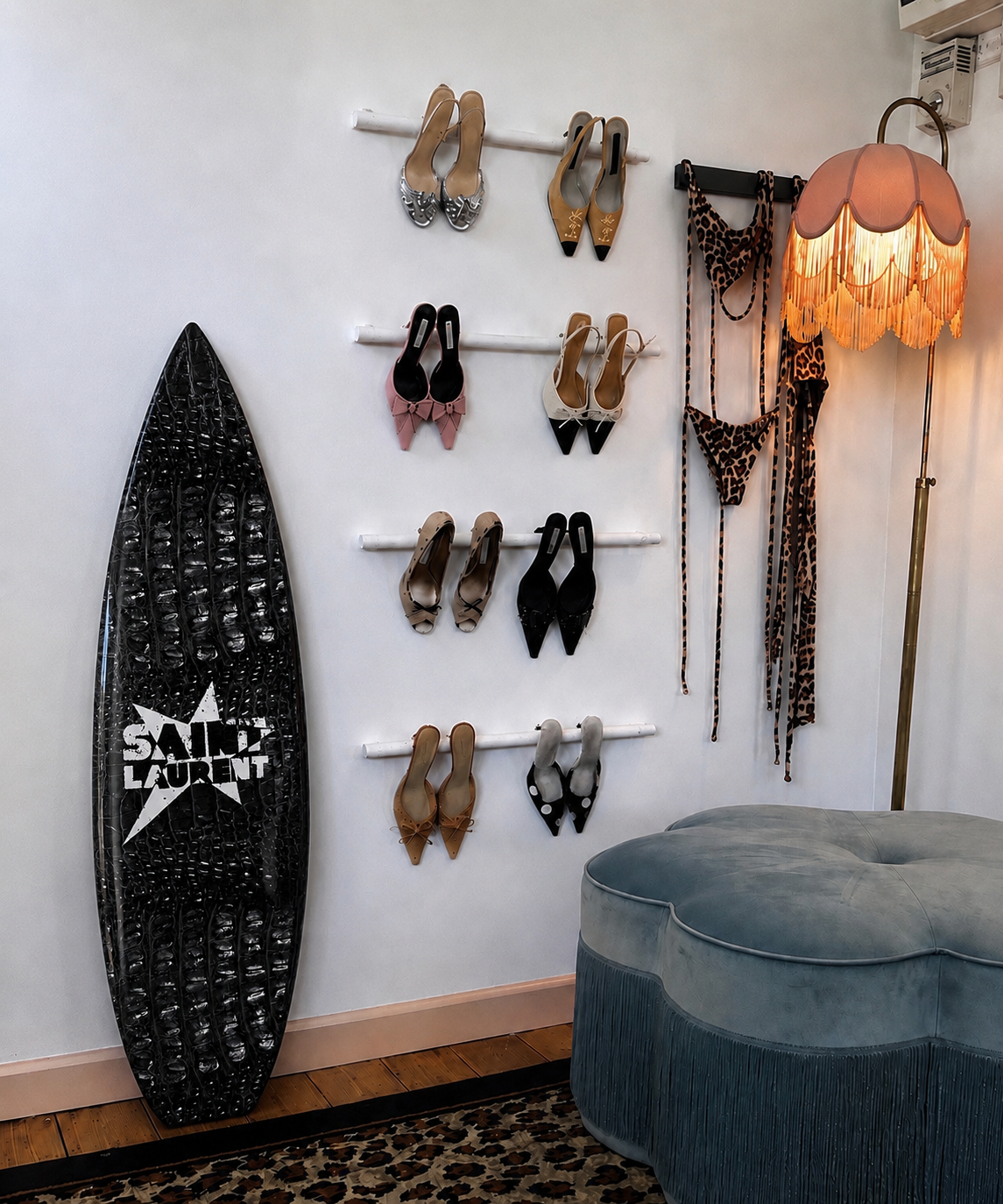 High Fashion Surfboard Wall Decor