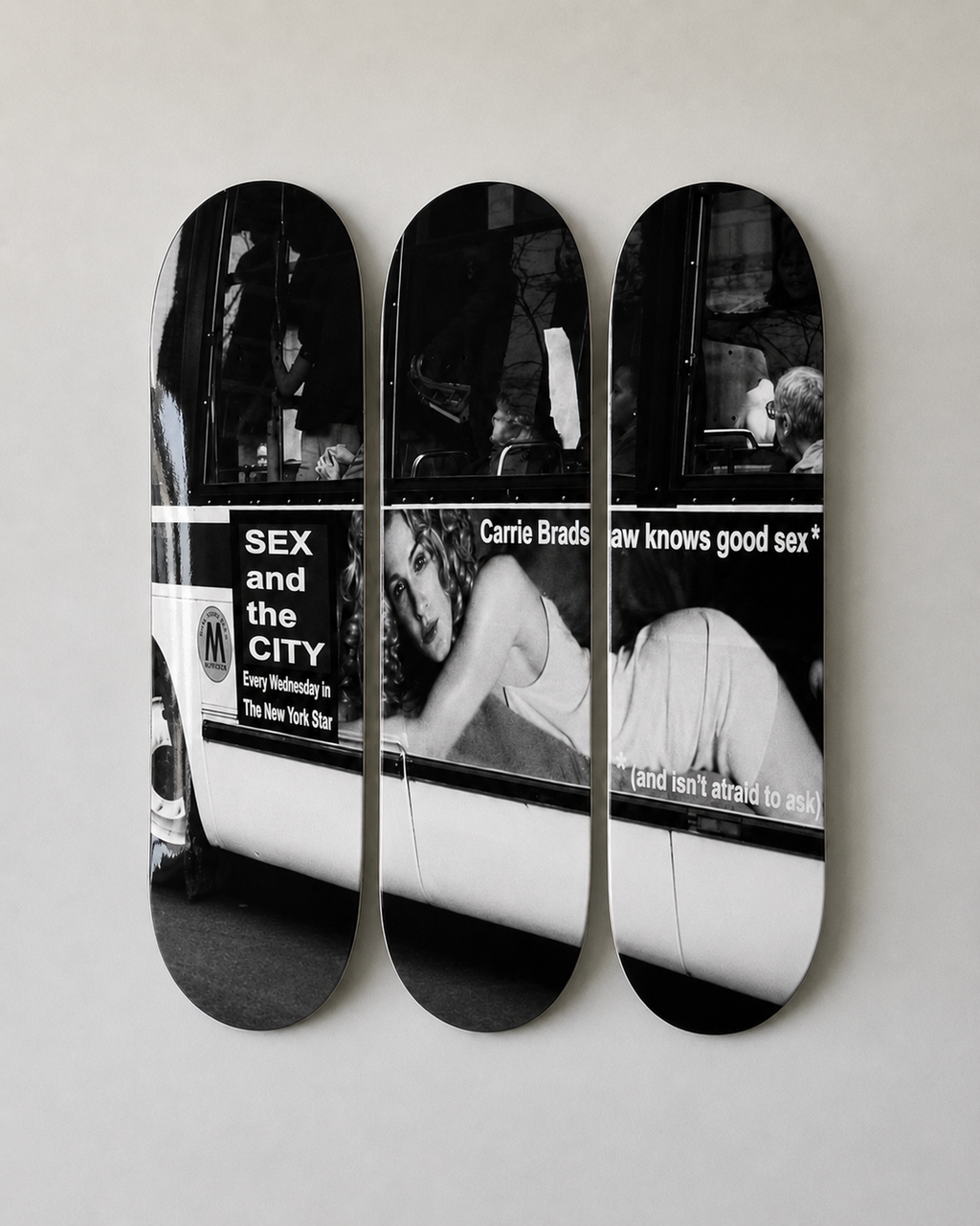 Carrie Skateboard Wall Decor Set