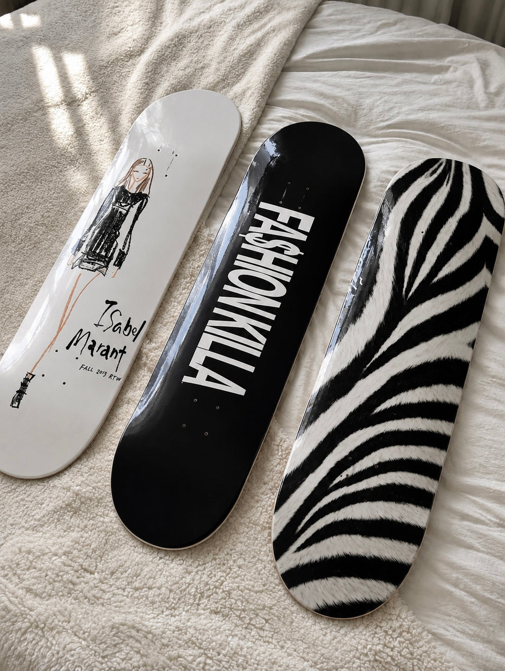 Isabel Marant Fashion Killa Skateboard Wall Decor Set