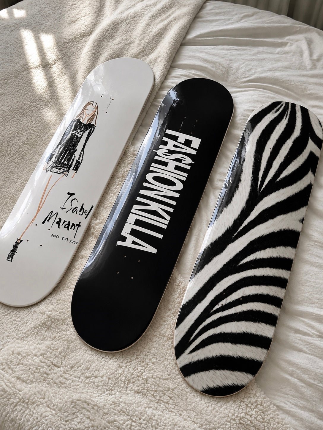 Isabel Marant Fashion Killa Skateboard Wall Decor Set