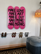 Make Love, Make Art Skateboard Wall Decor Set
