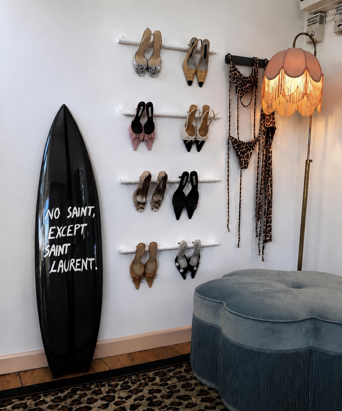 Saint Surfboard Wall Decor