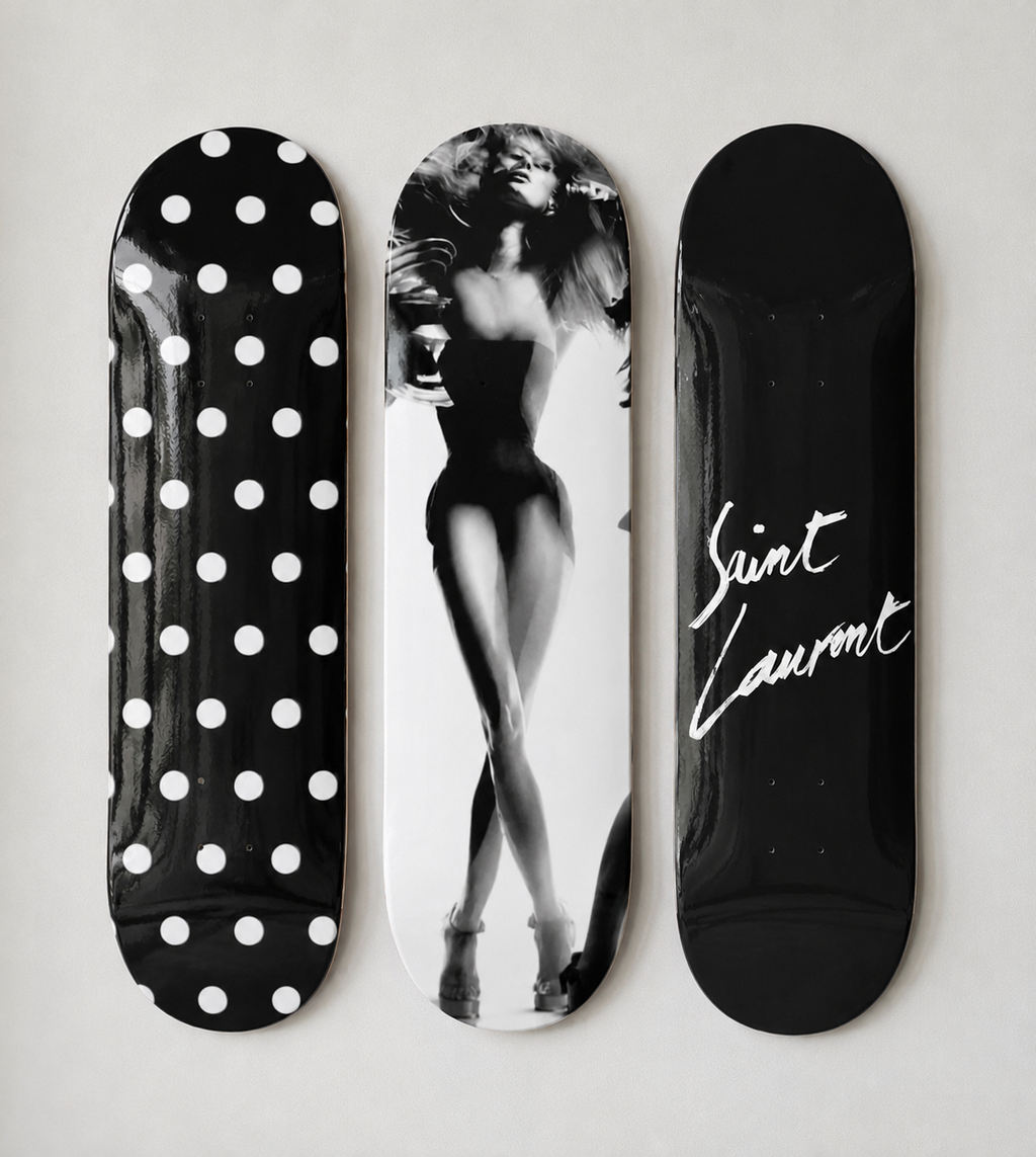 Saint Laurent and Polka Dot Wall Decor Set