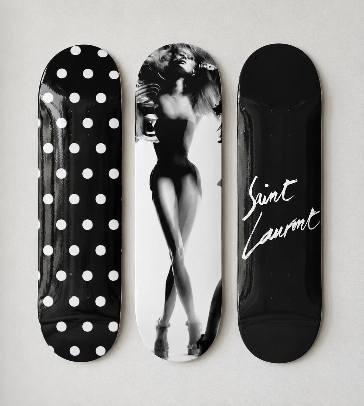 Saint Laurent and Polka Dot Wall Decor Set