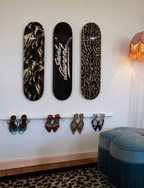 Saint Laurent Cheetah Skateboard Wall Decor Set