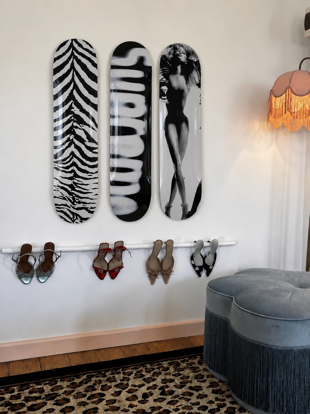 Supreme Skateboard Wall Decor Art