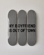 Out of Town Skateboard Wall Decor Set