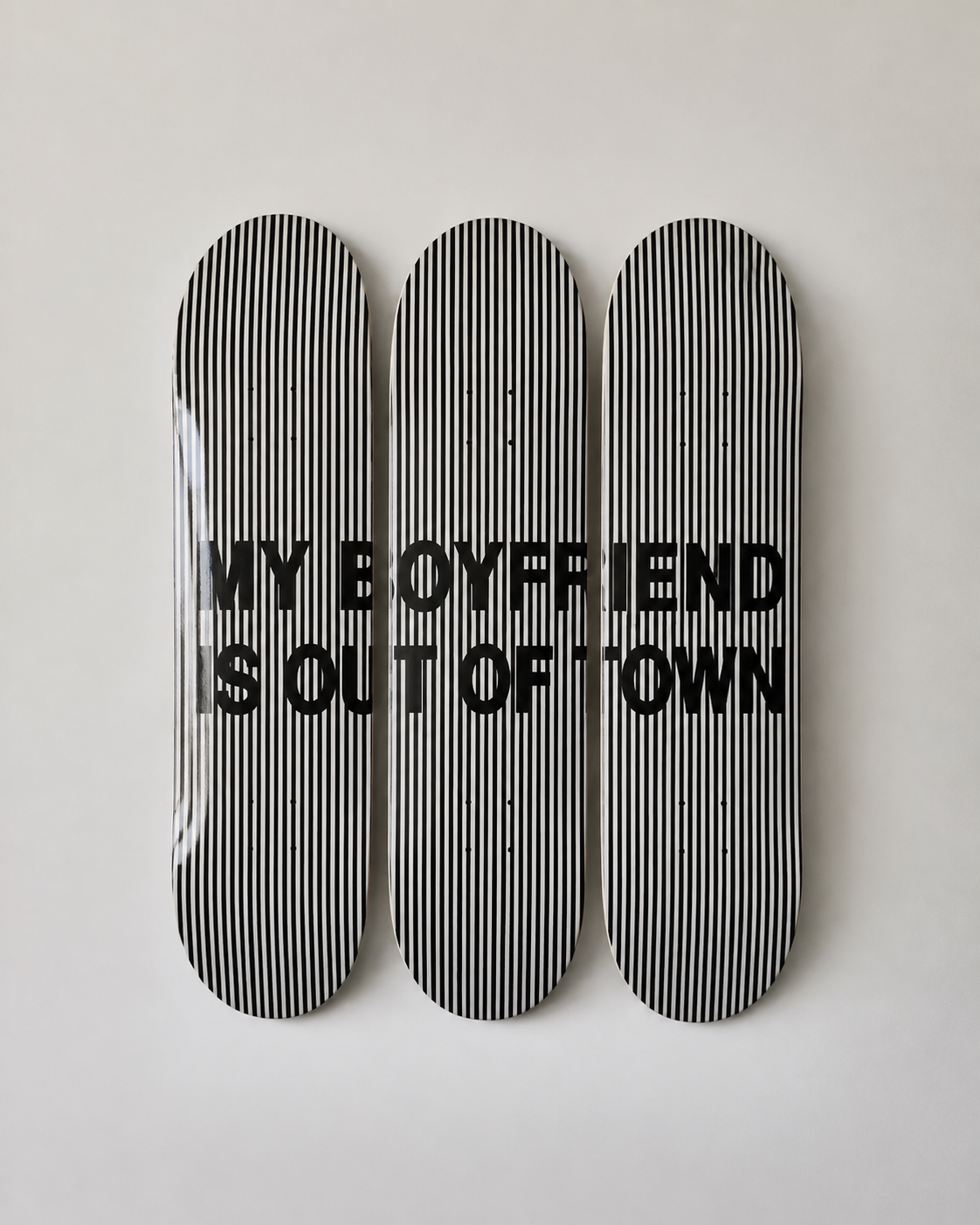 Out of Town Skateboard Wall Decor Set