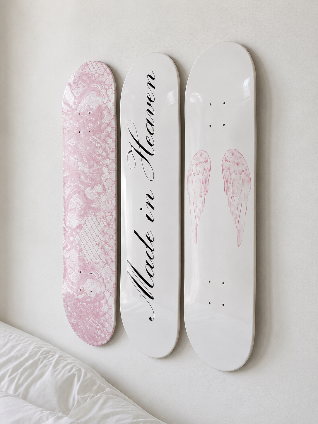 Made in Heaven Skateboard Wall Decor Art