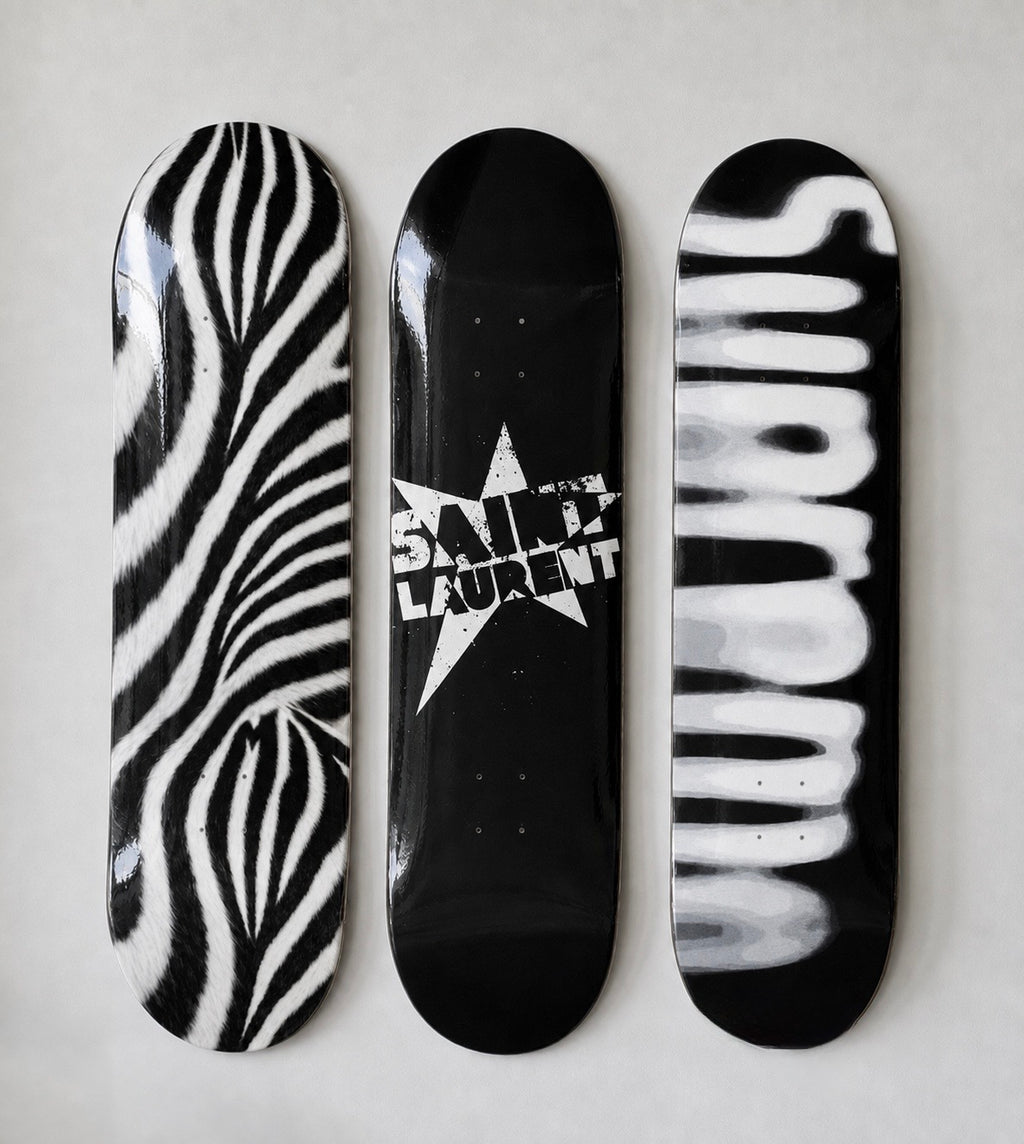 Supreme and Laurent Skateboard Wall Decor Art