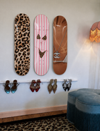 Cheetah Summer Chanel Skateboard Wall Decor Set