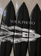 Customizable Photo - Three Surfboard Wall Art Gift Set