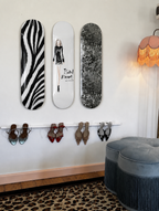 Isabel Marant and Zebra Print Skateboard Wall Decor Set