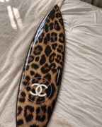 Cheetah Print Surfboard Wall Decor