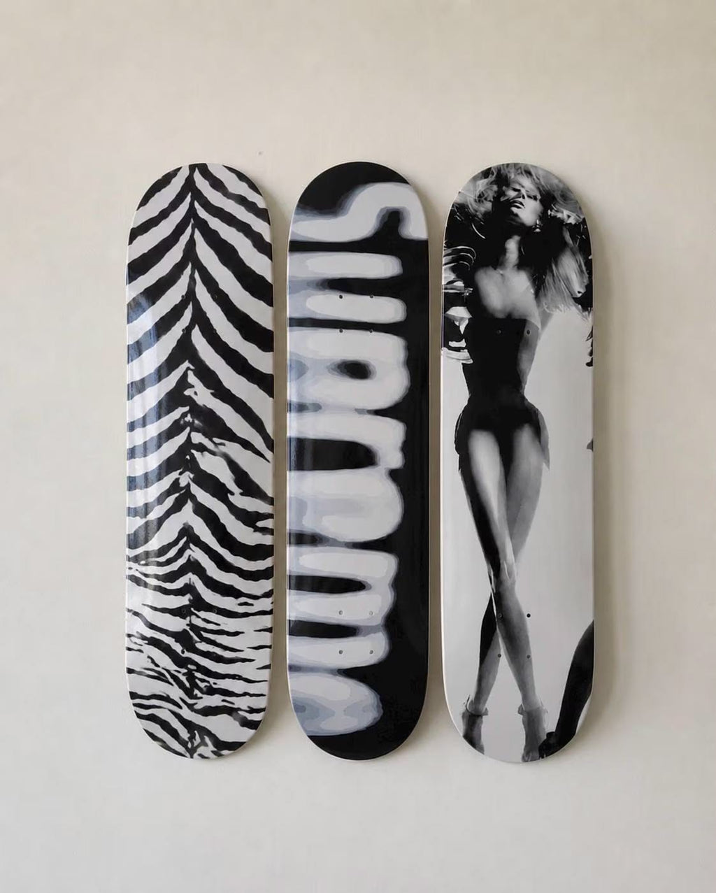 Supreme Skateboard Wall Decor Art