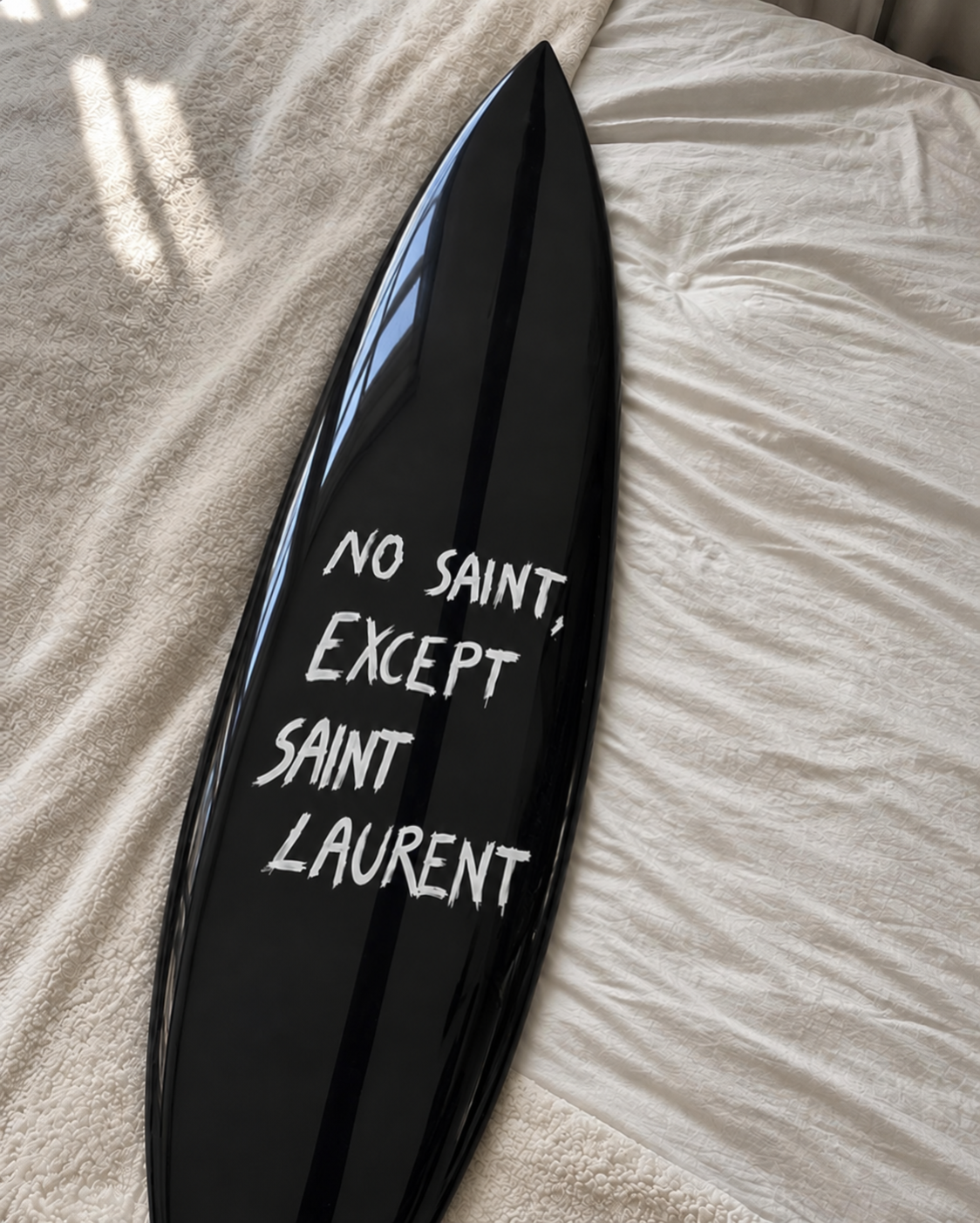 Saint Surfboard Wall Decor