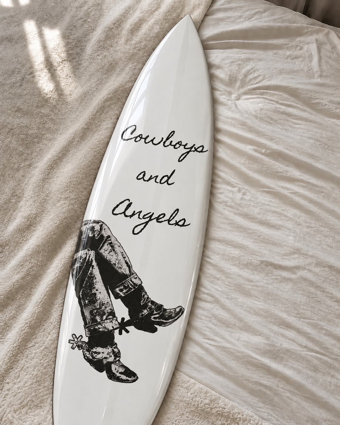 Cowboys & Angels Surfboard Wall Decor