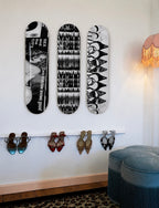 High Fashion Skateboard Wall Decor Set