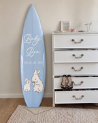 Custom Baby Name Surfboard Wall Decor
