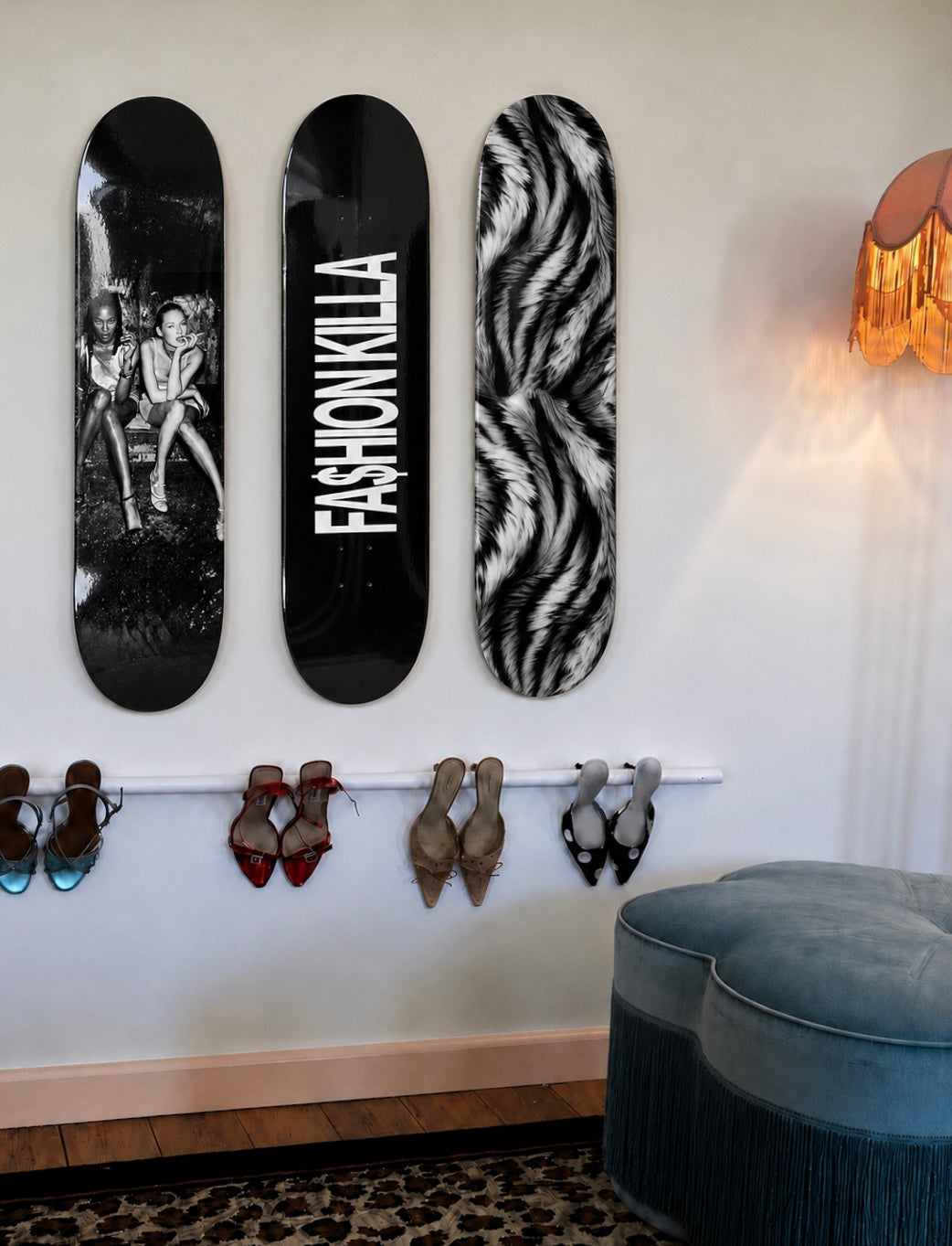Fashion Killa Skateboard Wall Decor Set
