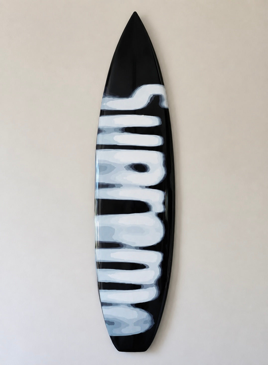 Supreme Print Surfboard Wall Decor