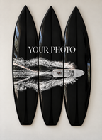Customizable Photo - Three Surfboard Wall Art Gift Set