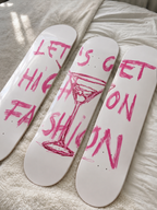 Let’s Get High Fashion Skateboard Wall Decor Set