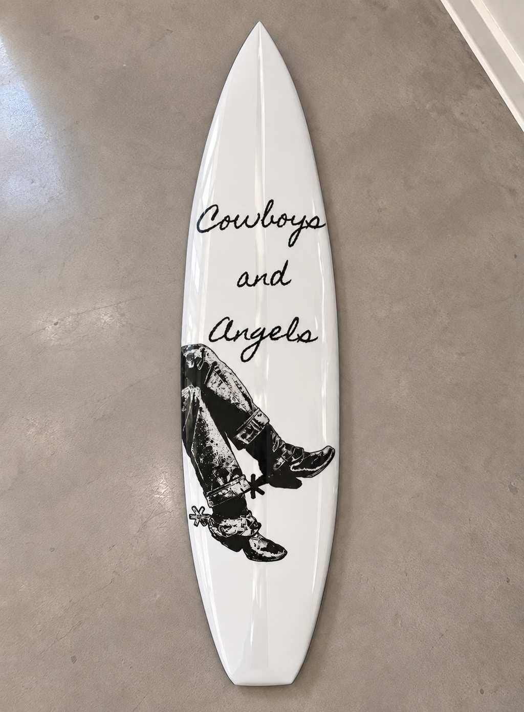 Cowboys & Angels Surfboard Wall Decor