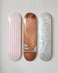 Chanel Pearl Skateboard Wall Decor Set
