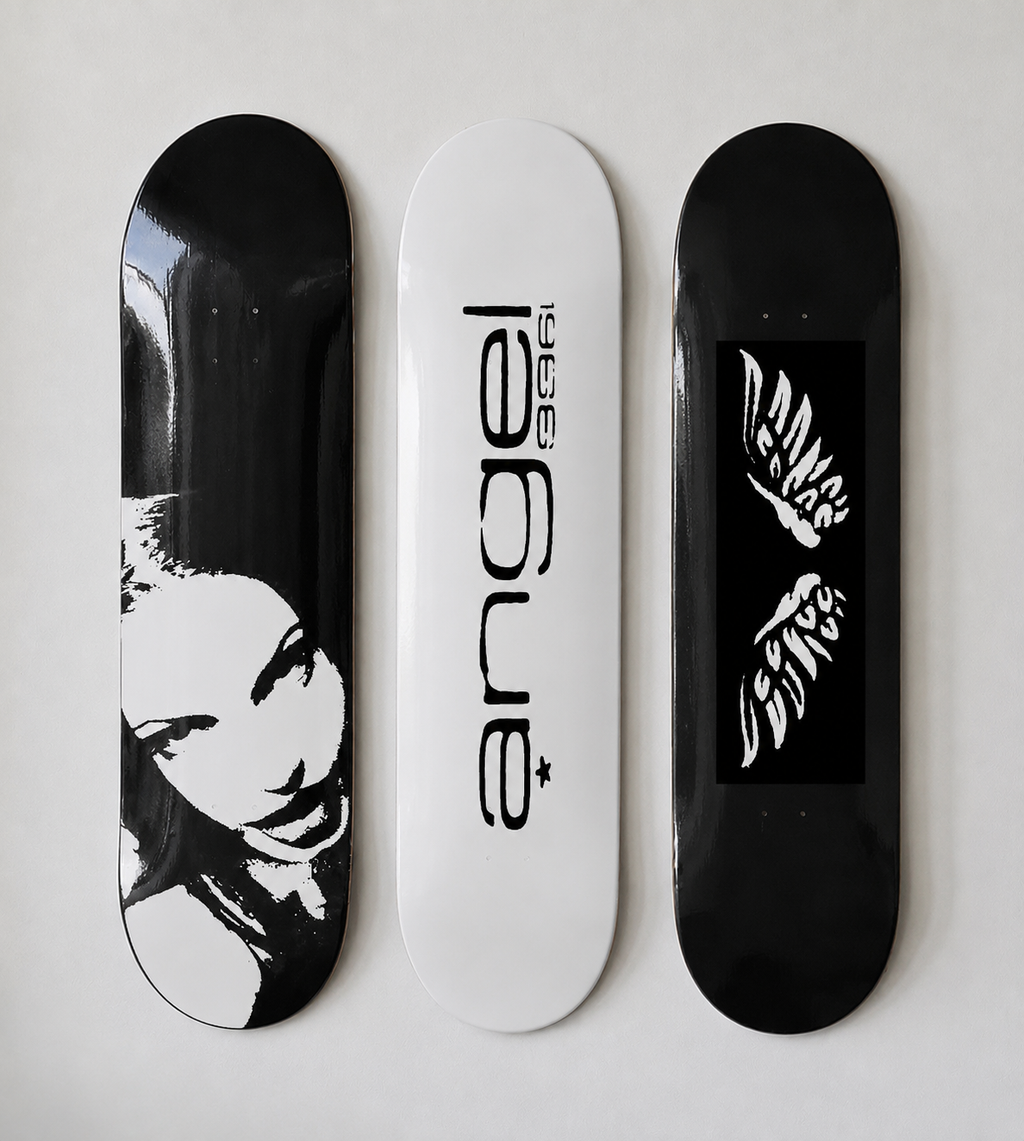 Angel Jolie Skateboard Wall Decor Set