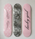 Lucky Girl Skateboard Wall Decor Set