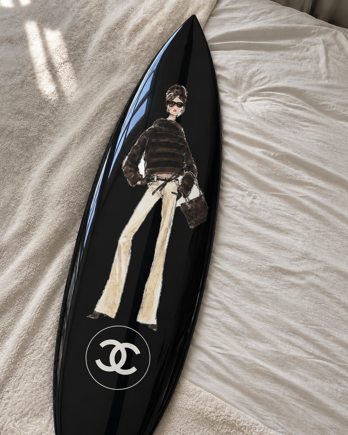 The It Girl Surfboard Wall Decor