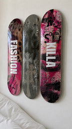 Fashion Killa Skateboard Wall Decor Set