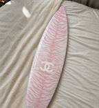 Pink Tiger Surfboard Wall Decor