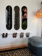 Fashion Demon Cheetah Print Skateboard Wall Decor Set