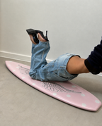 Angel Polka Dot Surfboard Wall Decor