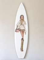 It Girl Doll Surfboard Wall Decor