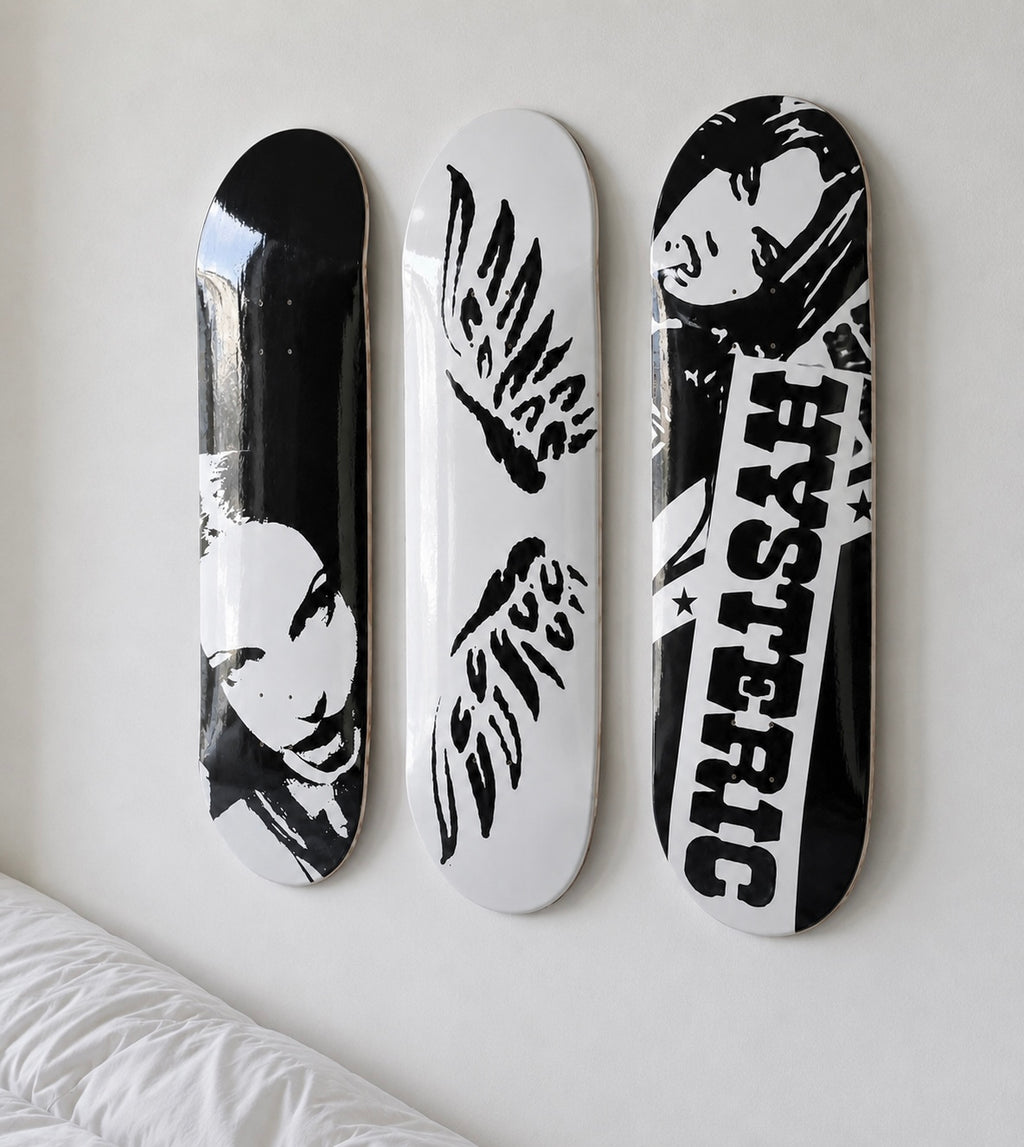 Angel Jolie Hysteric Skateboard Wall Decor Set