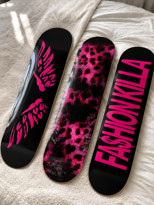 Fashion Killa Skateboard Wall Decor Set