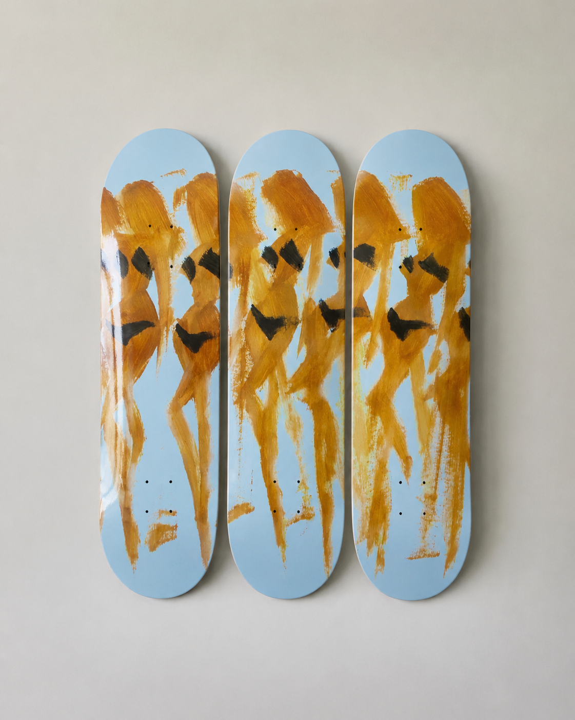 Summer Bikini Skateboard Wall Decor Art