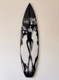 High Fashion Model Surfboard Wall Decor