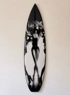 High Fashion Model Surfboard Wall Decor